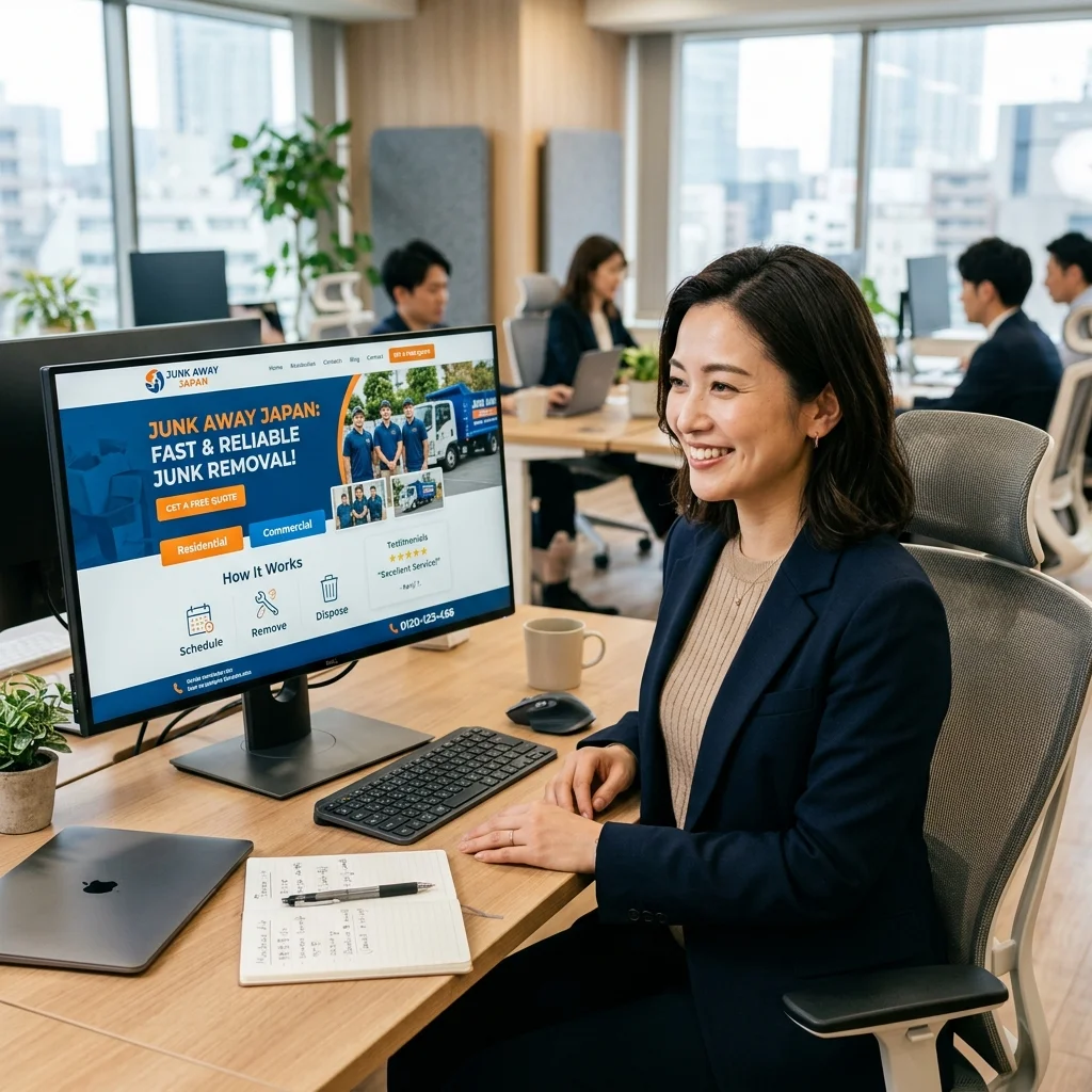 相見積もりで負けない！不用品回収専用ランディングページ（LP）に必須の3要素