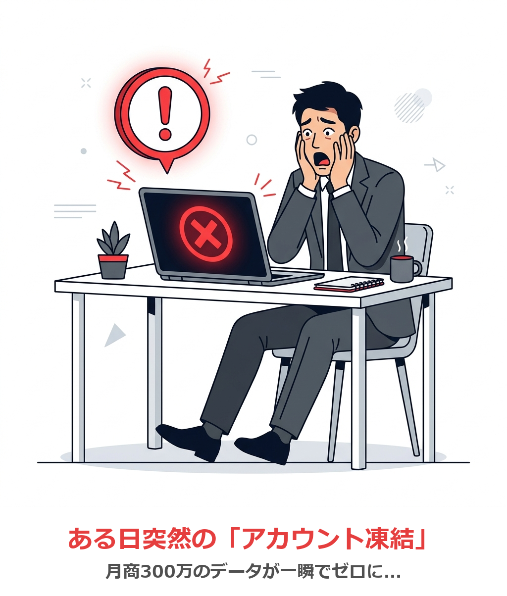 アカウント凍結の絶望
